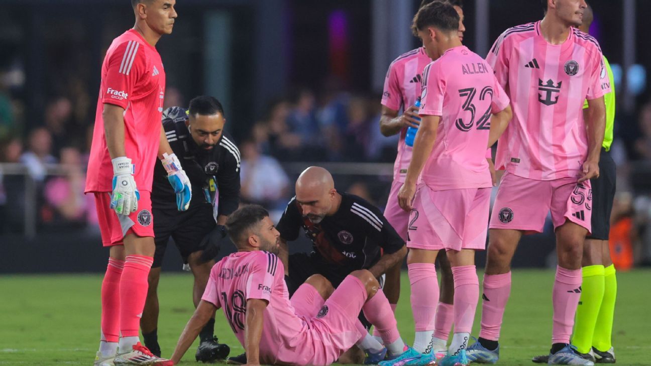 Το “United” Miami προσαρμόζεται μετά από Alba, Lujan τραυματισμούς