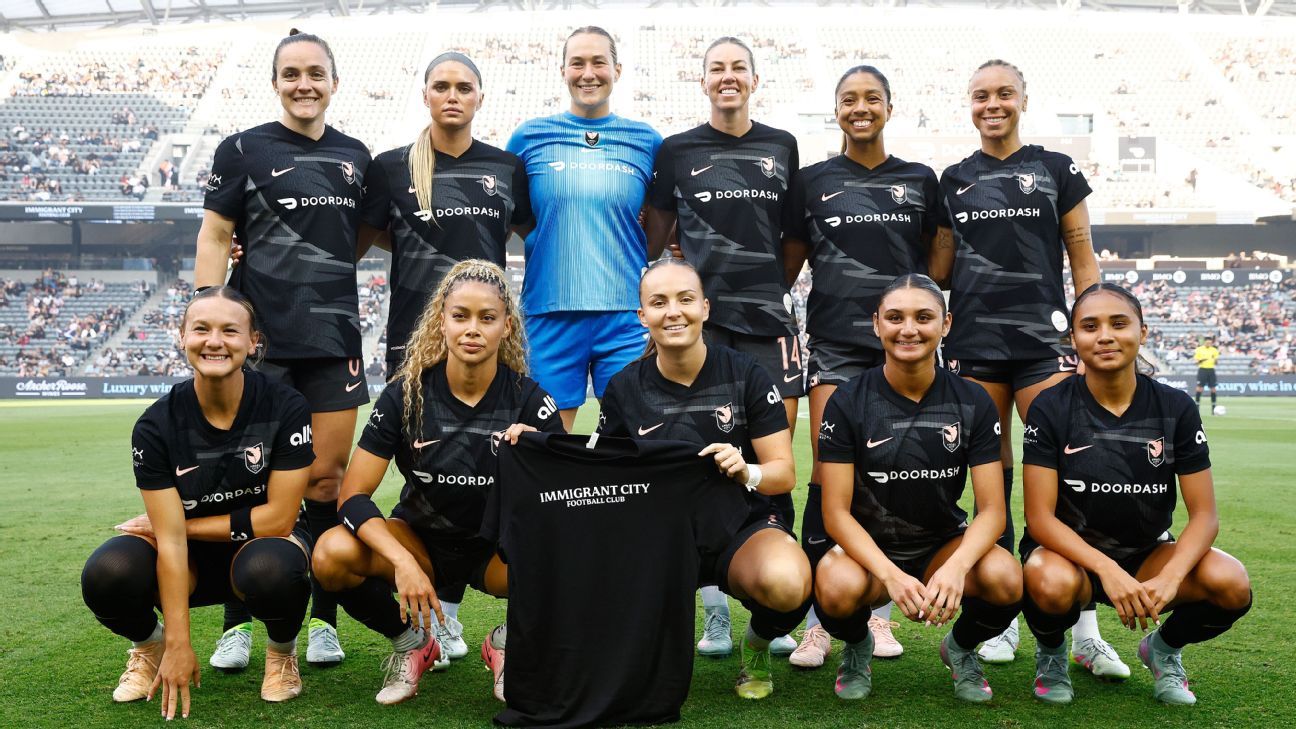 Το Angel City Wear Whirts που υποστηρίζουν την «Πόλη των Μεταναστών»