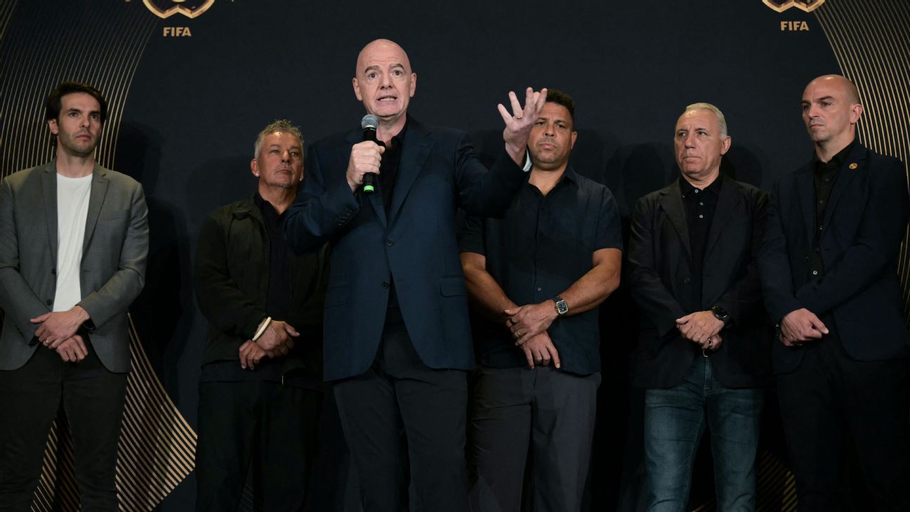 Infantino: Καλυμμένα γήπεδα που θα χρησιμοποιηθούν στο ’26 WC