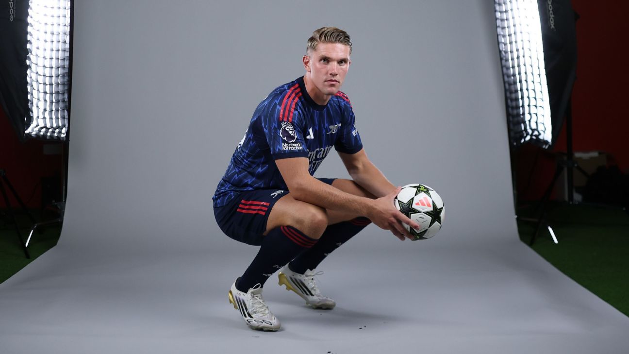 Έτοιμος να πάει: ο Gyökeres που δεν έχει ασκηθεί από την πίεση του οπλοστασίου, λαμβάνοντας τον Νο 14 του Henry