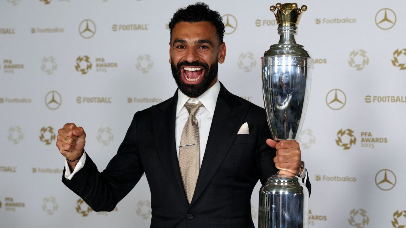 Ο Salah κερδίζει το ρεκόρ 3ης PFA Player of the Year