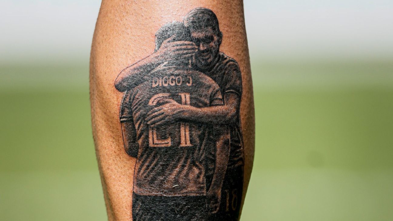 Ο Neves αποκαλύπτει το Jota Tattoo ως αστέρι τιμής της Πορτογαλίας