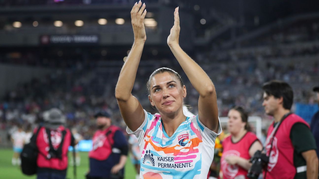 Ο Alex Morgan δεν είναι διορισμένος από αστέρια που εγκατέλειψαν το NWSL
