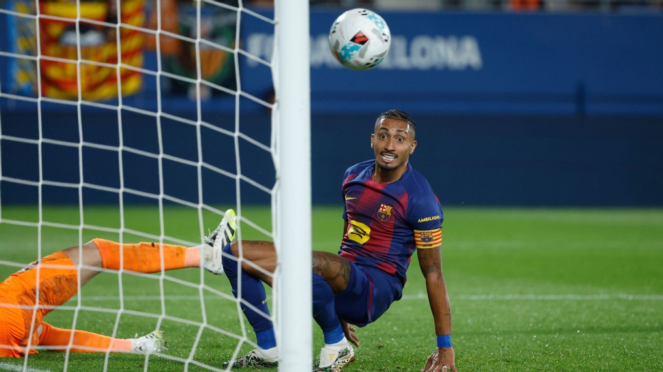 Ο Raphinha ανταποκρίνεται στο Benching με το Barça Brace