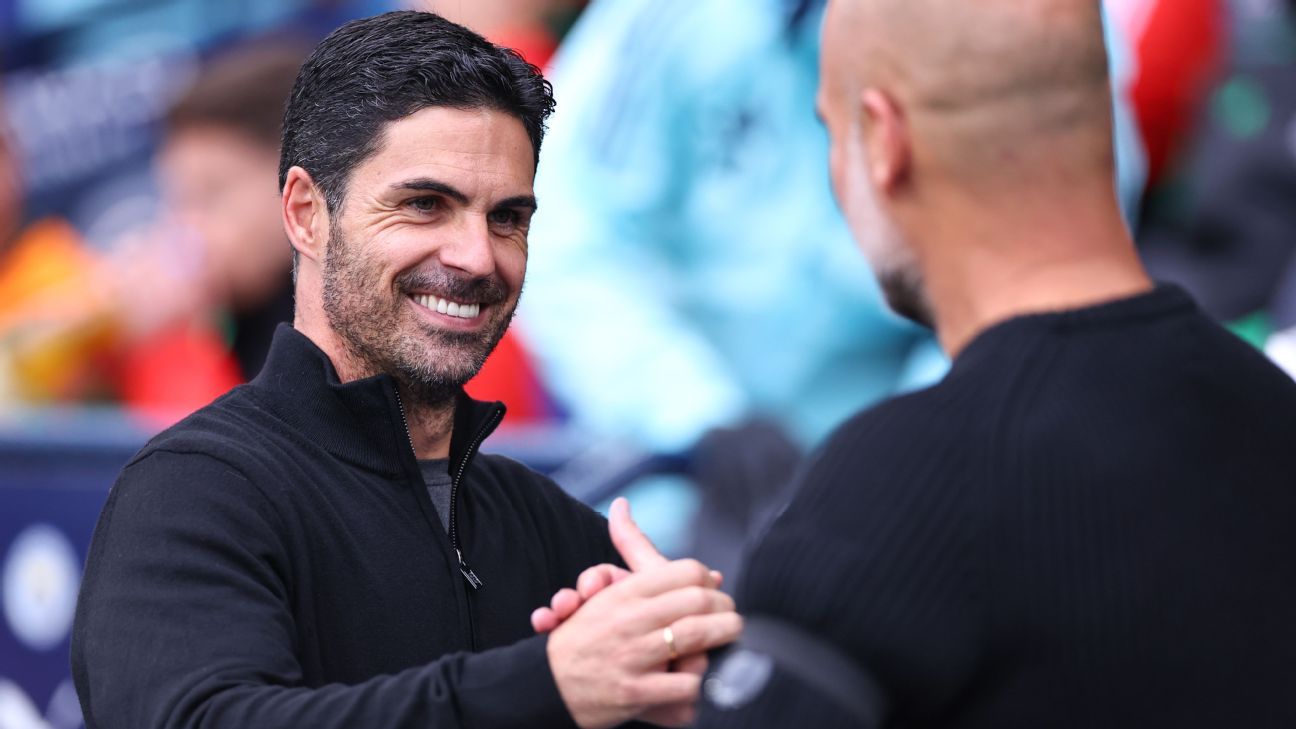 Arteta: City ‘Χωρίς αμφιβολία’ στον αγώνα τίτλου PL