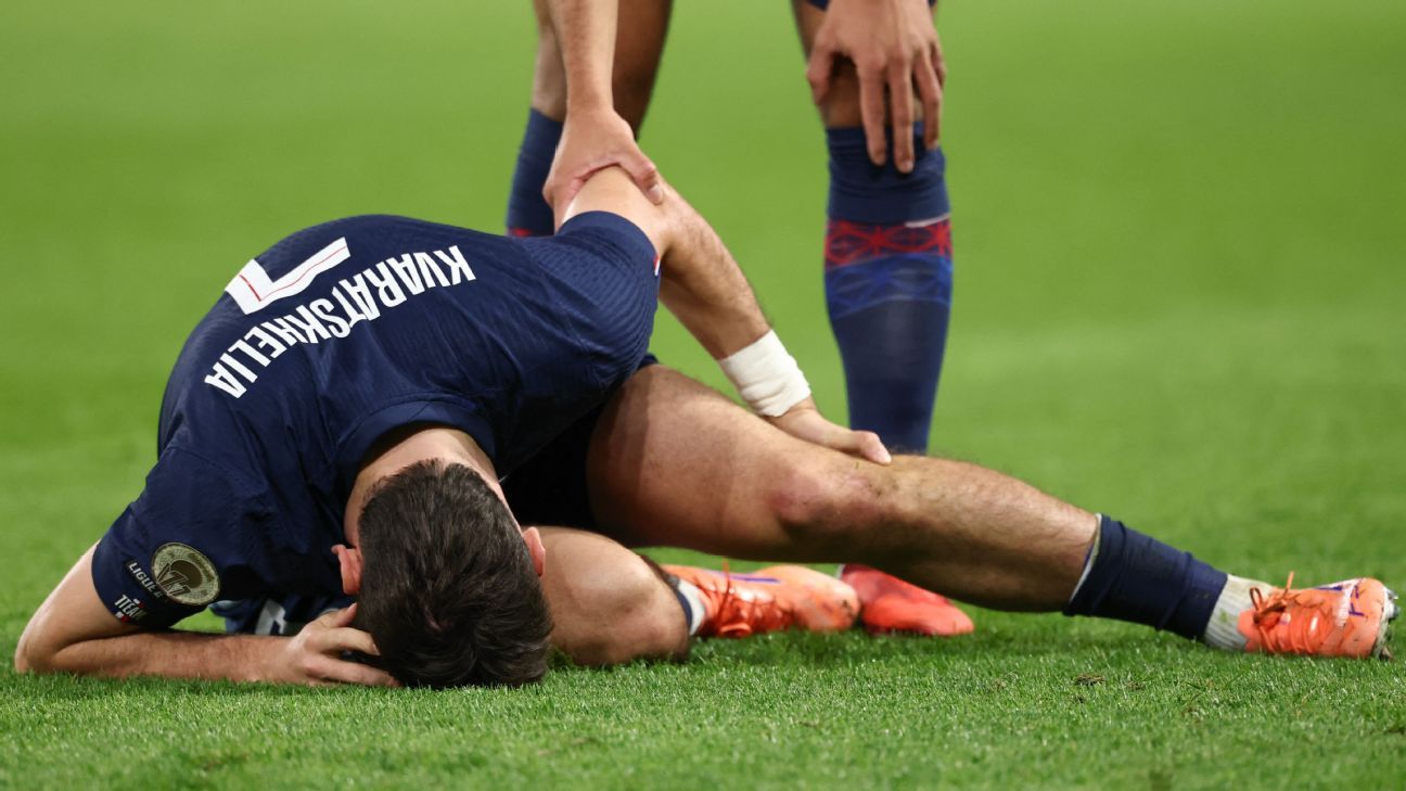Vitinha, Kvara προσθέτουν στην κρίση τραυματισμού PSG Pre-Bar