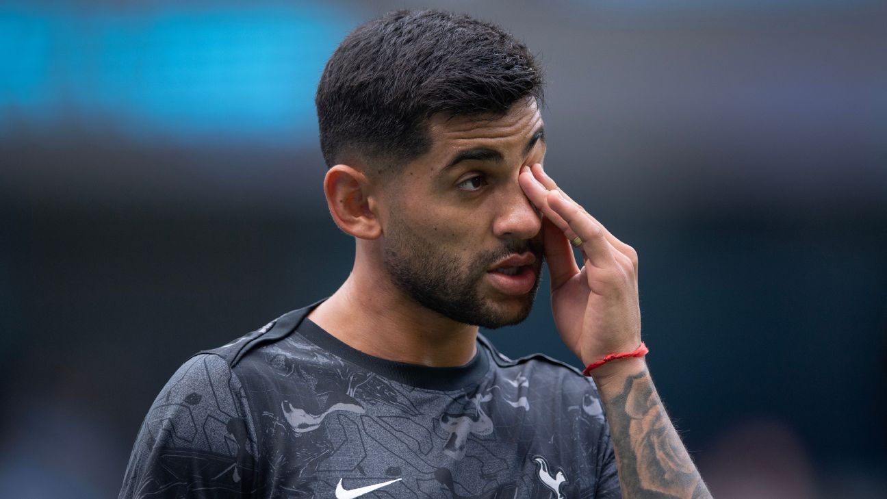 Ο Cristian Romero εκτός των Spurs XI μετά την προθέρμανση