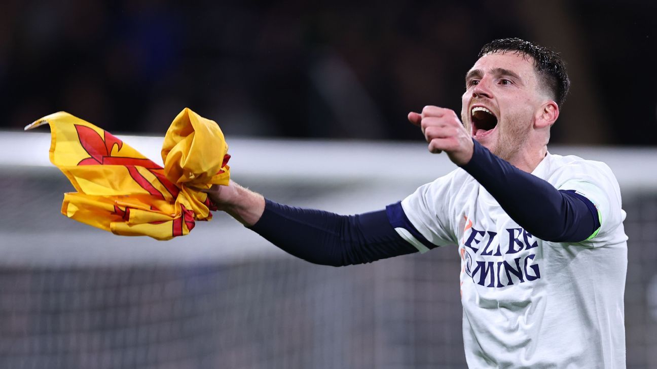 Ο Robertson «σε κομμάτια» πάνω από τη Jota καθώς η Σκωτία φτάνει στο WC