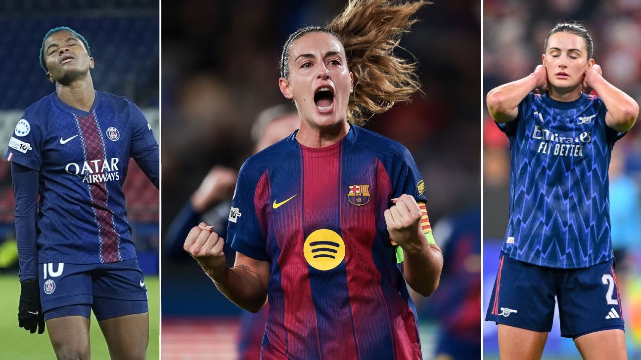 Βαθμοί UWCL και για τις 18 ομάδες: Barça και A-, PSG αποτυγχάνει