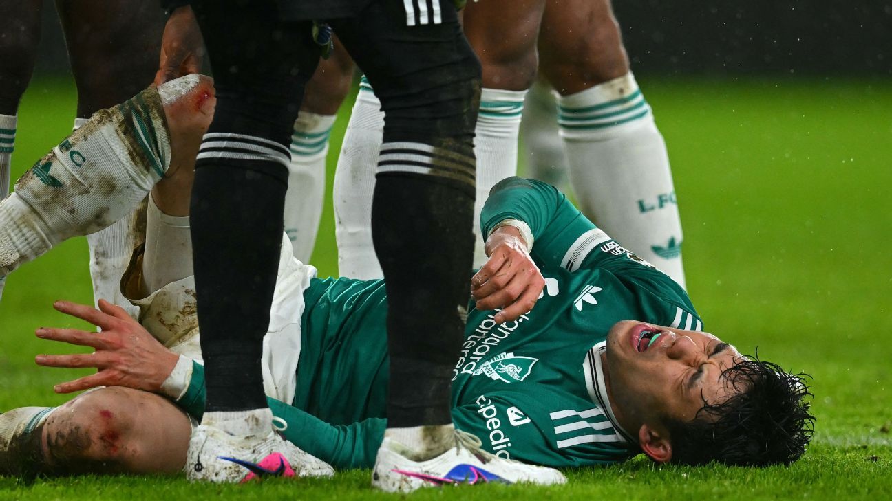 Θλιβερό κουλοχέρη καθώς ο τραυματισμός της Λίβερπουλ χτυπά ξανά