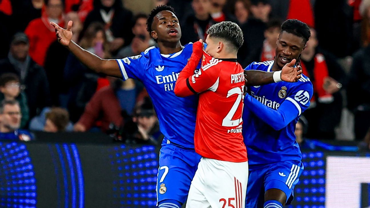 Ο Prestianni της Μπενφίκα τιμωρήθηκε για την ισοπαλία στη Μαδρίτη