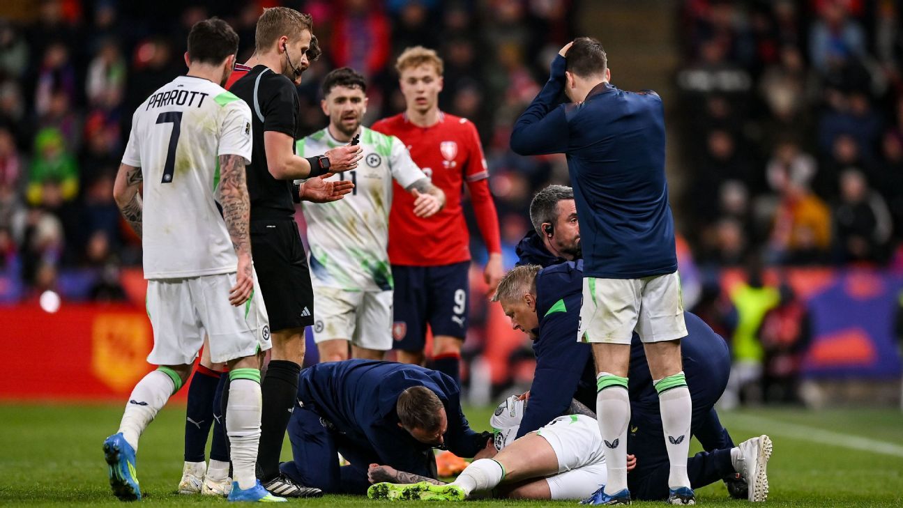 Ο Szmodics έχασε τις αισθήσεις του στην απώλεια της Ιρλανδίας