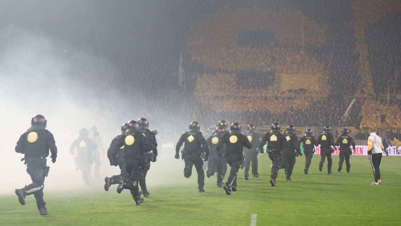 Η αστυνομία διεξάγει έρευνα μετά από αναταραχές οπαδών στη Γερμανία